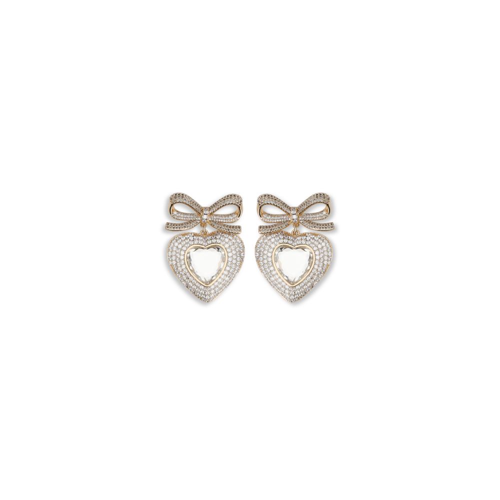 Self-Portrait Heart shaped bow Earrings